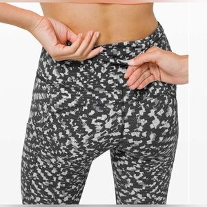 Lululemon Fast and Free Tight II 25" *Non-Reflective Nulux EUC